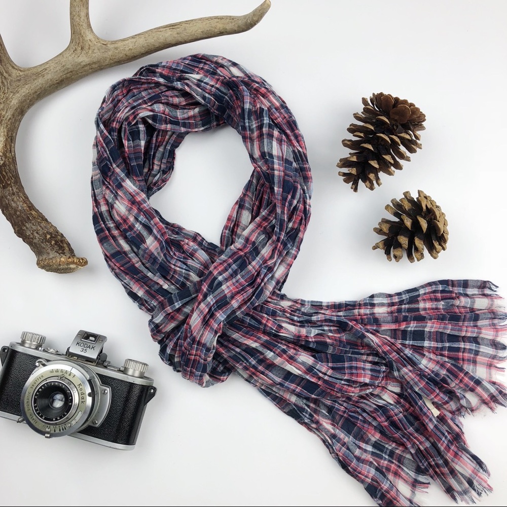 🌟 HOST PICK 🌟G.H. Bass & Co. Plaid Cotton Scarf